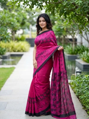 RAJSHAHI SOFT SILK SAREE D-65